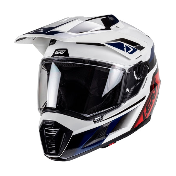dual sport motorcycle helmets blue Leatt