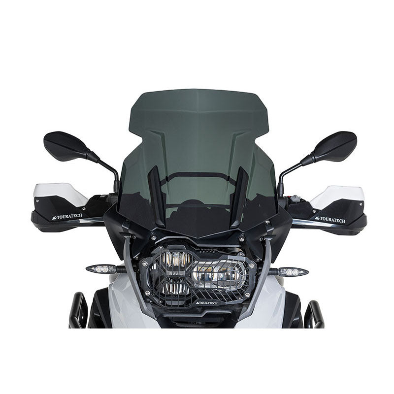 Touratech - Large Smoke Windshield - BMW R1250GS /GSA, R1200GS 13-19 /