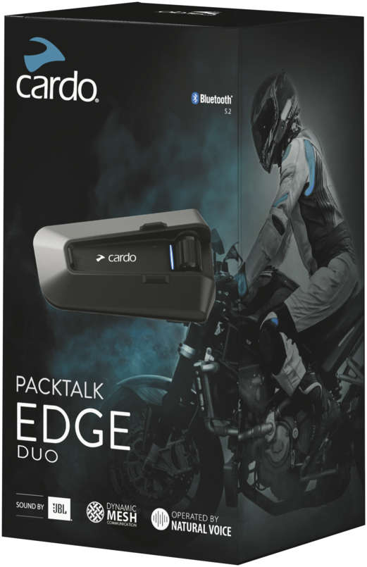 Cardo Systems Dual Packtalk Edge Bluetooth Communication System - PT200101  - Dennis Kirk