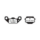 EBC-FA128R EBC BRAKE PAD FA128R 840655058380