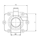 Kimpex-CARBURETOR FLANGE POL 1253217 