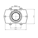 Kimpex-CARBURETOR FLANGE A/C 3006-747 