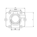 Kimpex-CARBURETOR FLANGE POL 1253414 