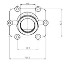 Kimpex-CARBURETOR FLANGE POL 1203447 