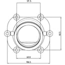 Kimpex-CARBURETOR FLANGE POL 1203453 