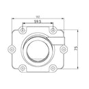 Kimpex-CARBURETOR FLANGE POL 1253485 
