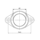 Kimpex-CARBURETOR FLANGE YAM 07-105-01 