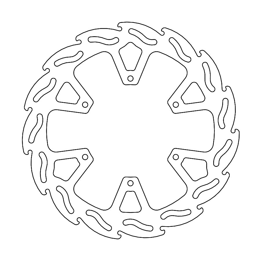 Moto-Master - Flame Series Rear Brake Rotor for KTM 790/890 Adventure