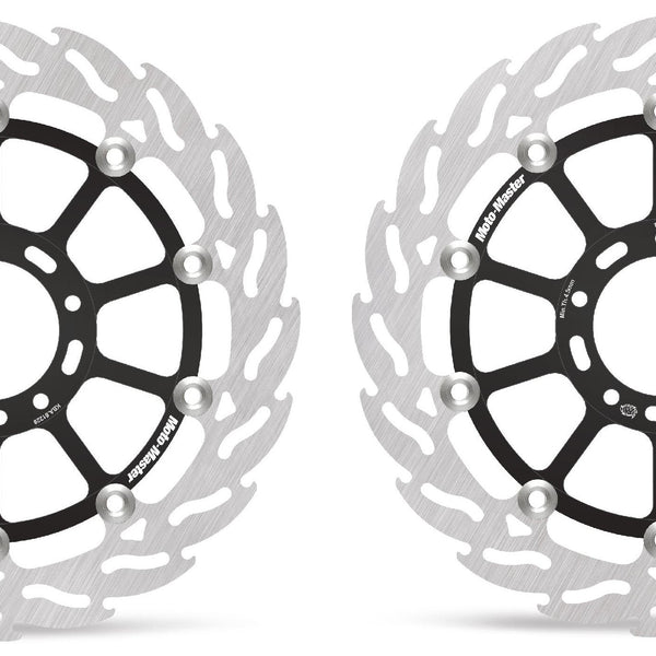 Moto-Master - Flame Series Front 320mm Rotors Left and Right for Ducat