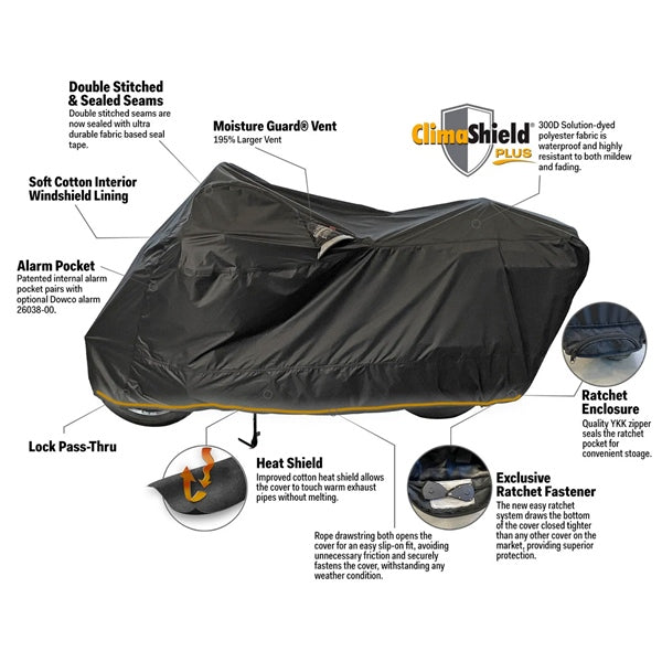Dowco-COVER MOTO WEATHERALL PLUS BK 3XL DOWCO 52006-02 830460006898