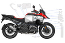 PremiumShield - Complete Paint Protection Set for R 1300 GS Adventure Racing Red + Option 719