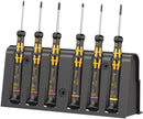 Wera Tools - 1550/6 ESD Screwdriver set and rack for electronic applications