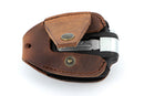 Vegetable tanned leather key pouch for the Keyless Ride key. High-quality, hand-made production.