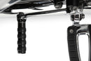 Our gear-shifter extension replaces the series standard lever. At 85 mm, it’s 30% longer (!) than the original. 