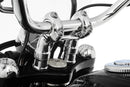 Raises the handlebar base by approx. 25 mm