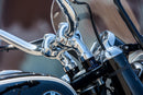 Raises the handlebar base by approx. 25 mm
