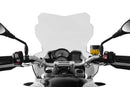 With a height of 460 mm, the plate is the perfect compromise between maximum wind protection and minimum dimensions.