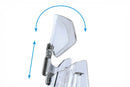 The transparent Wunderlich windshield extension for motorcycle and motorcycles, windshield extension protects against wind, airstream