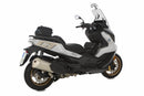 The transparent Wunderlich windshield extension for motorcycle and motorcycles, windshield extension protects against wind, airstream
