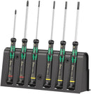 Wera Tools - 2035/6 B Screwdriver set and rack for electronic applications