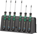 Wera Tools - 2052/6 Hexagon screwdriver set and rack for electronic applications
