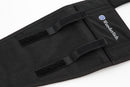 The mounting system is attached to the vehicle with minimal hand pressure and the tank bag can be quickly fastened to it. 