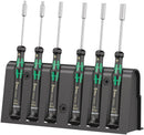 Wera Tools - 2069/6 Screwdriver set and rack for electronic applications