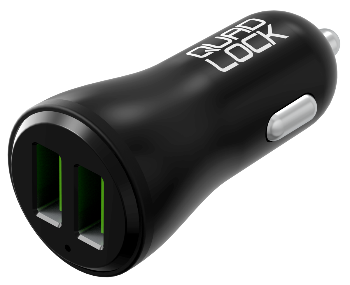 Quad Lock Dual USB 12V Charger