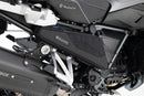 Additional luggage space on the side of the rear framework 