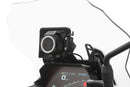 An alternative solution for the original navigation bracket, for mounting an external instrument, cell phone, etc..