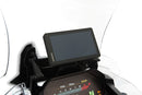 This security kit is mounted on the Garmin Zumo XT navigation mounting and prevents unauthorised access to the expensive device.