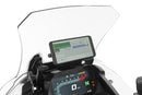 Compatible with almost all current attachment systems for ergonomic positioning of smartphones or navigation devices