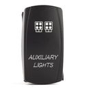 QuakeLed-SWITCH ROCKER 5 PINS AUXILIARY LIGHTS BL QRS696 718193338687