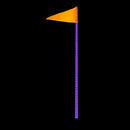 QuakeLed-LIGHT WHIP LED 6` RGB SINGLE QUAKELED QW529 718193340482