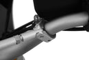 Silver-colored handlebar center strut for the BMW R 12 (+R nineT) made of aluminum