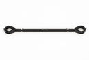 Silver-colored handlebar center strut for BMW made of aluminum