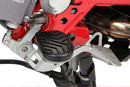 Grippy, profiled footrest pad for the R 1200 GS Adventure – provides greater comfort and safety