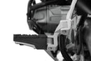 The Wunderlich lowering set will move the footrest down and slightly forward.