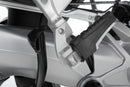 The Wunderlich lowering set will move the footrest down and slightly forward.