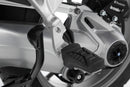 The Wunderlich lowering set will move the footrest down and slightly forward.