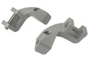 The Wunderlich lowering set will move the footrest down and slightly forward.