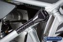 This foldable jack lever mounts on the left of the frame via a solid, fitted console