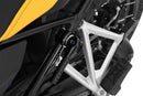 This foldable jack lever mounts on the left of the frame via a solid, fitted console