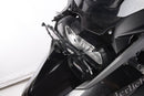 Foldable head light grille from Wunderlich provides effective protection for your bmw R1200GS LC Adv. headlight protection.