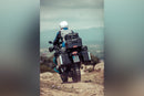 Foldable head light grille from Wunderlich provides effective protection for your bmw R1200GS LC Adv. headlight protection.