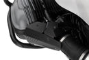 Reliable protection for vulnerable line connections, connectors, the throttle sensor and the injector tube