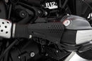 Reliable protection for vulnerable line connections, connectors, the throttle sensor and the injector tube
