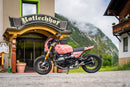 Reliable protection for vulnerable line connections, connectors, the throttle sensor and the injector tube