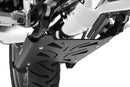 Wunderlich centre stand protection plate for BMW R1200GS LC in black, protects the centre stand even during heavy off-road use.