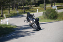 Protects the rear brake reservoir, which is otherwise vulnerable to deliberate damage and to being ripped off altogether.